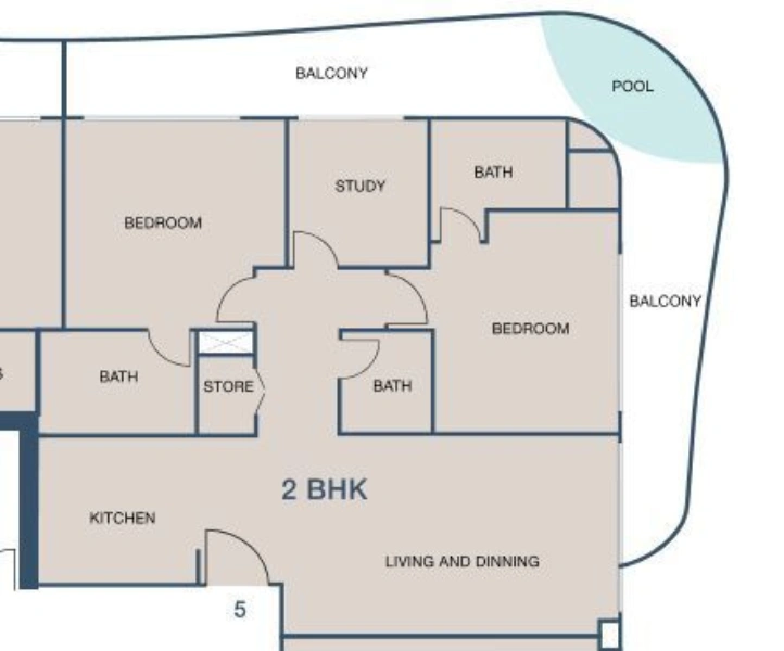 Moderne 2-Zimmer-Villa mit Privatpool und Meerblick - Ihr perfektes Zuhause unter der Sonne!