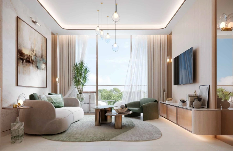 Luxuriöses 3-Zimmer-Apartment mit Arbeitszimmer, Hausmädchen-Zimmer und Privatpool auf dem Balkon