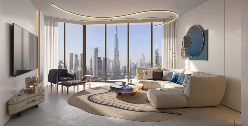 Exklusiver Luxus 1-Zimmer-Wohnung mit atemberaubendem Blick über den Kanal auf hoher Etage