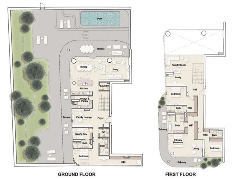 Luxuriöses 4 Schlafzimmer Apartment direkt auf der Palm Jumeirah! atemberaubender Meerblick,
