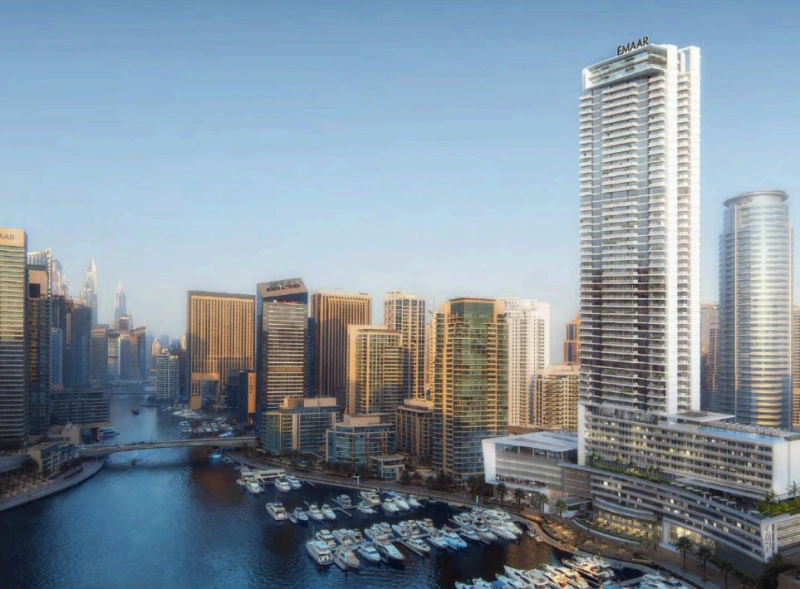 Luxuriöses 2-Zimmer-Apartment mit Marina-Blick