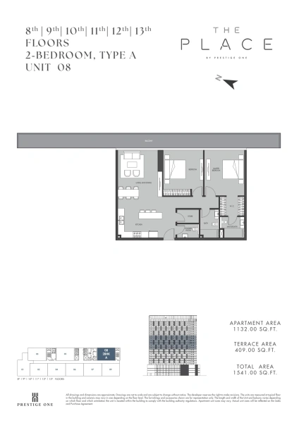 2-Bedroom Apartment In &Quot;The Place By Prestige One&Quot;