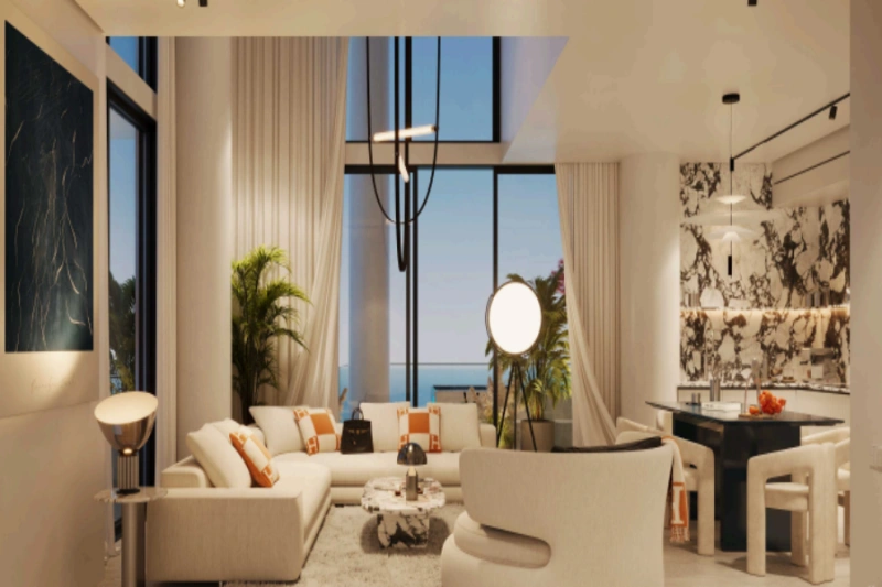 Atemberaubende Vier-Zimmer-Wohnung mit Dienstmädchenzimmer, Pool und Panoramablick