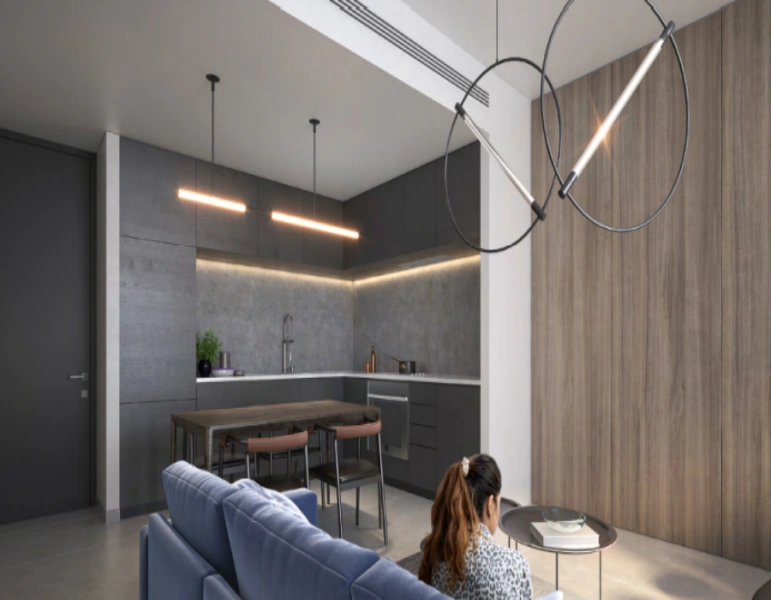 Stilvolle Zwei-Zimmer-Wohnung mit modernem Design