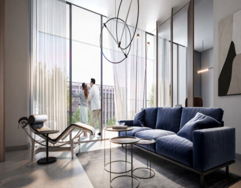 Stilvolle Zwei-Zimmer-Wohnung mit modernem Design