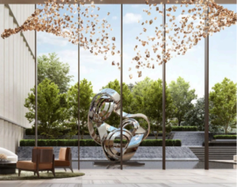 Luxuriöses 1-Zimmer-Apartment mit Blick auf den Burj Khalifa