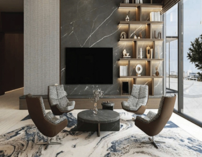 Stilvolle Zwei-Zimmer-Wohnung mit modernem Design