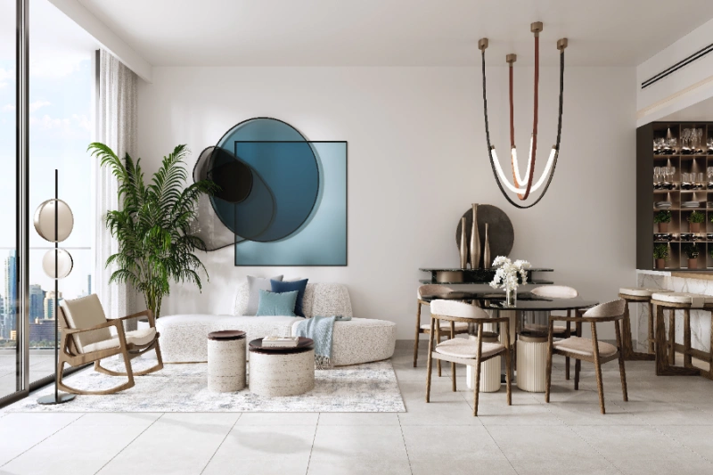 Stilvolle Drei-Zimmer-Wohnung mit modernem Design