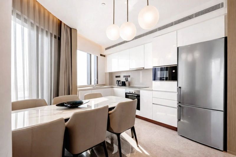 Modern Three Bedroom Apartment with Maid's Room