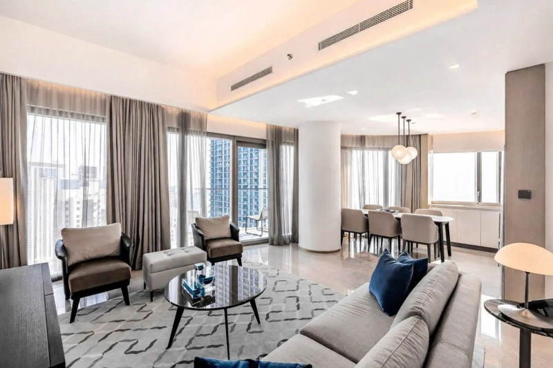 Modern Three Bedroom Apartment with Maid's Room