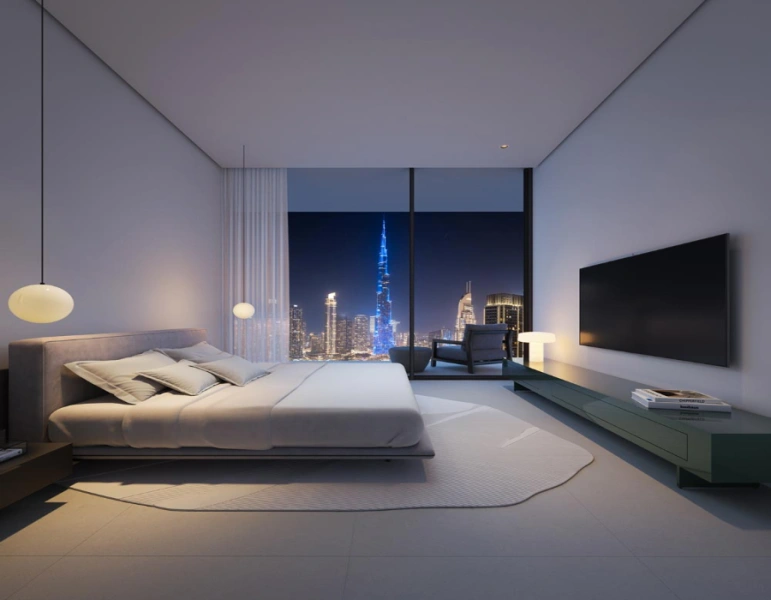 Atemberaubende Zwei-Zimmer-Wohnung mit Pool und Panoramablick