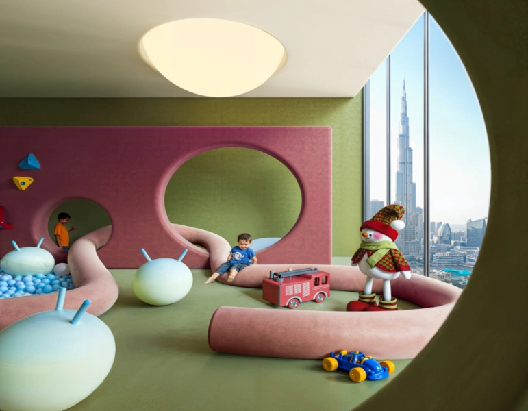 Atemberaubende Zwei-Zimmer-Wohnung mit Pool und Panoramablick