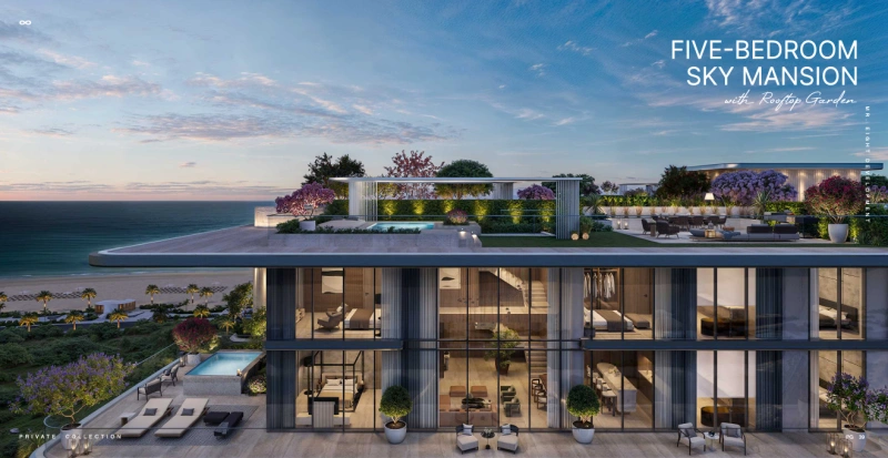 Luxury Penthouse mit 5 Schlafzimmern und riesiger Dachterrasse mit auf das Meer und den Burj Khalifa