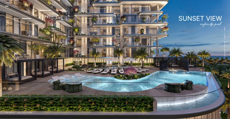 Luxury Penthouse mit 5 Schlafzimmern und riesiger Dachterrasse mit auf das Meer und den Burj Khalifa