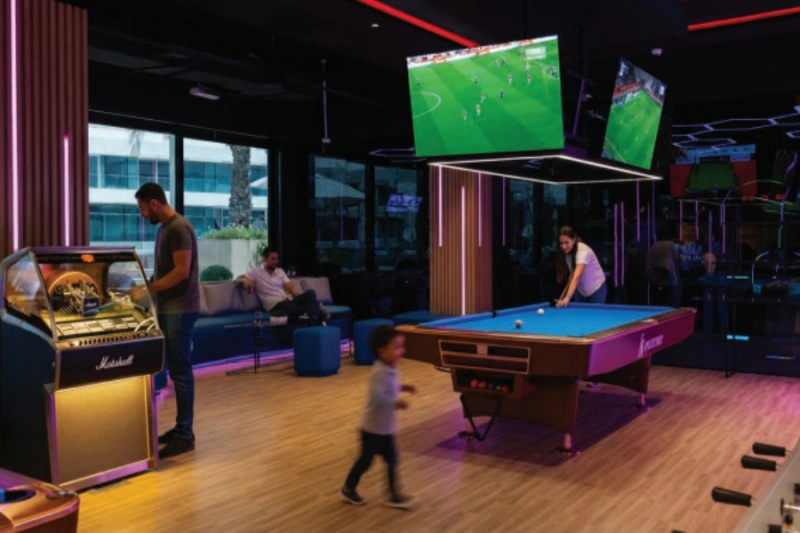 Stilvolles Ein-Zimmer-Apartment mit modernem Design