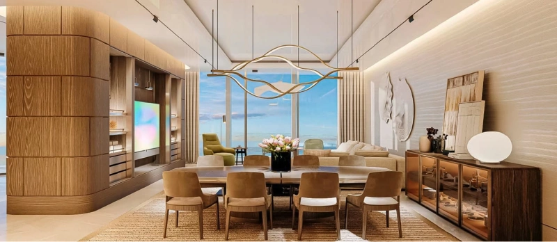 Luxuriöses 2-Zimmer-Apartment mit Maids Room und eigenem Bad. Großzügiges Layout.