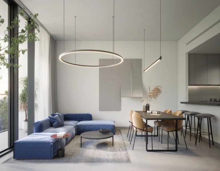 Stilvolle Drei-Zimmer-Wohnung mit modernem Design