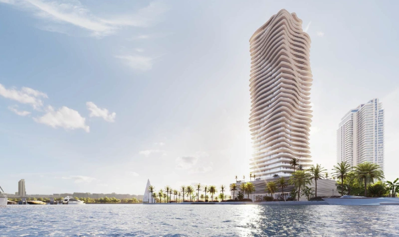 Elegantes Waterfront Living 2BR Apartment mit atemberaubender Aussicht