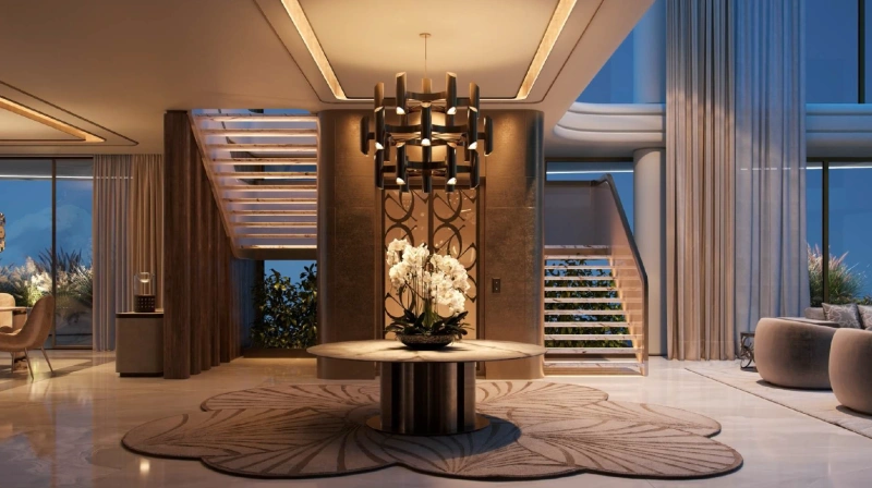 Elegantes Waterfront Living 2BR Apartment mit atemberaubender Aussicht