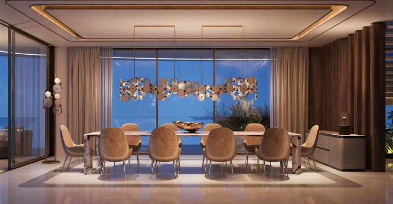 Elegantes Waterfront Living 2BR Apartment mit atemberaubender Aussicht