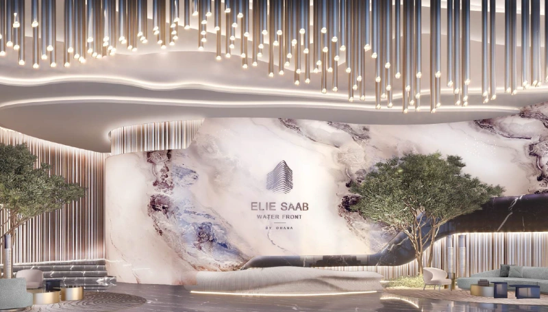 Elegantes Waterfront Living 2BR Apartment mit atemberaubender Aussicht