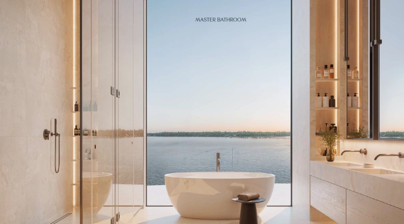 Modernes Design und privater Pool: Luxuriöses 4-Zimmer-Duplex-Apartment.