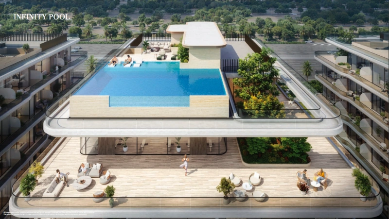 Gemütliches Apartment mit 2 Schlafzimmern in luxuriösem Resort-Stil.