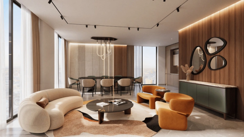 Geräumiges 2-Schlafzimmer-Apartment mit Dienstmädchenzimmer - Großzügige Aufteilung