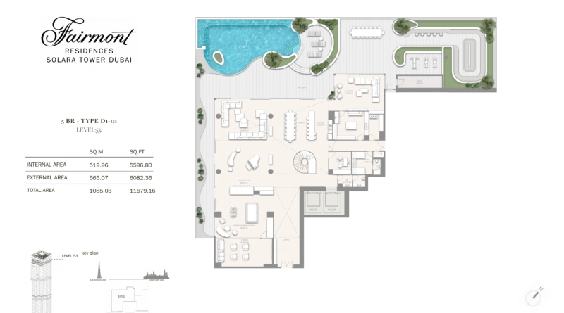 Exklusives 5-Zimmer Penthouse mit privatem Pool & privatem Kino - Luxus pur im Herzen der Stadt!