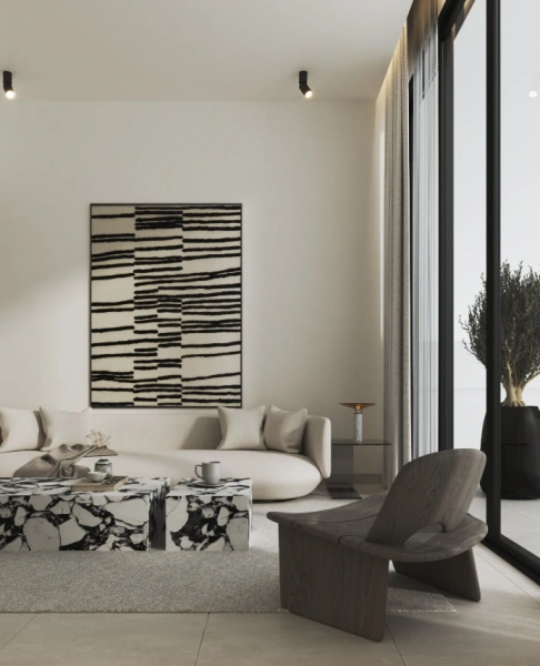 Luxuriöses 1-Zimmer-Apartment mit Dachterrassen-Infinity-Pool und Skyline-Blick