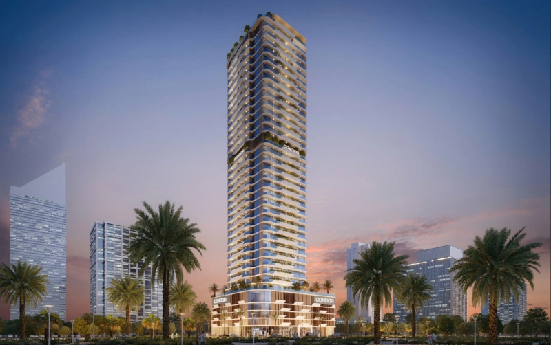 Luxuriöses 1-Zimmer-Apartment mit Dachterrassen-Infinity-Pool und Skyline-Blick