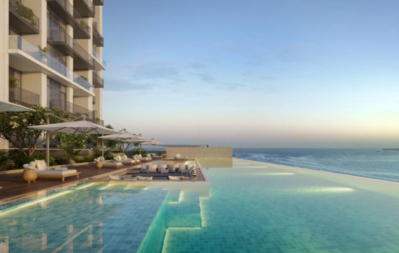 Exklusive 2-Zimmer-Wohnung mit Meerblick im Anwa Aria by Omniyat, Dubai Maritime City