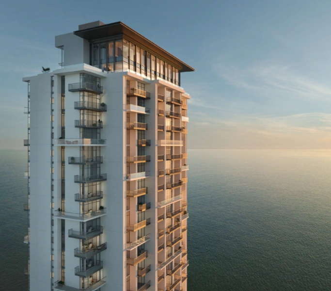 Exklusive 2-Zimmer-Wohnung mit Meerblick im Anwa Aria by Omniyat, Dubai Maritime City