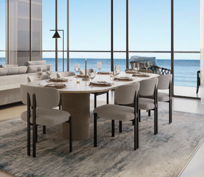 Exklusive 2-Zimmer-Wohnung mit Meerblick im Anwa Aria by Omniyat, Dubai Maritime City