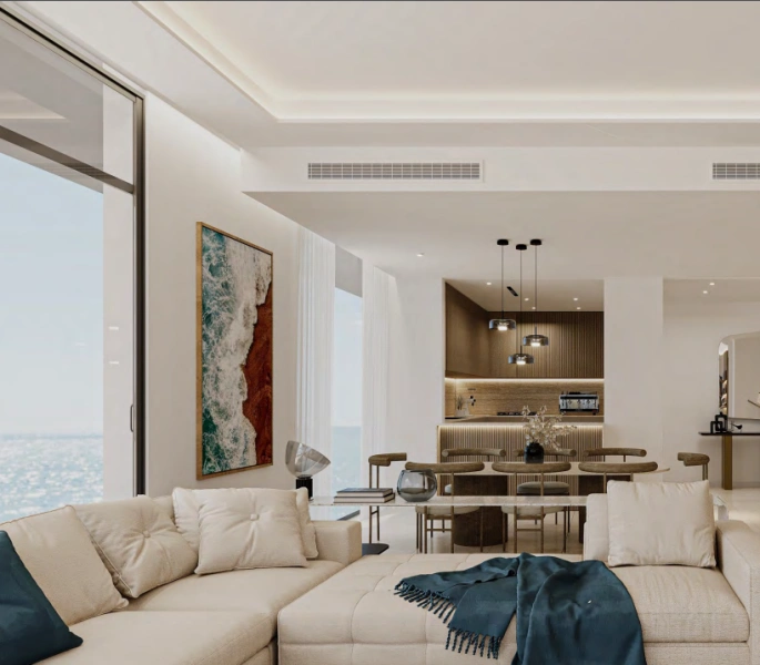 Exklusive 2-Zimmer-Wohnung mit Meerblick im Anwa Aria by Omniyat, Dubai Maritime City