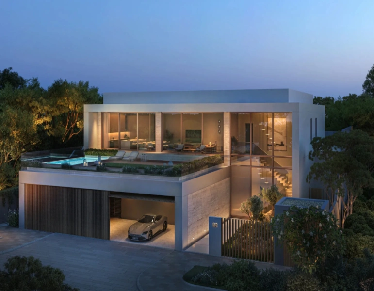 Luxuriöse Villa mit sechs Schlafzimmern, Pool und Panoramablick