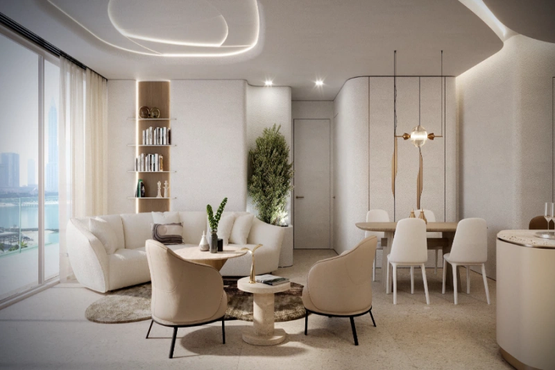 Elegante appartamento con due camere da letto dal design moderno