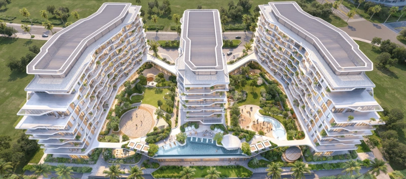 Luxuriöses Beachfront-Leben mit eleganter 2-Zimmer-Wohnung