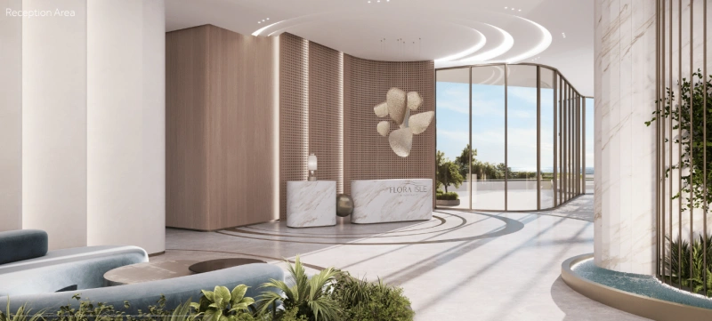 Luxuriöses Beachfront-Leben mit eleganter 2-Zimmer-Wohnung