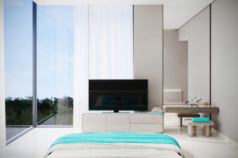 Stilvolle Wohnung mit zwei Schlafzimmern und modernem Design