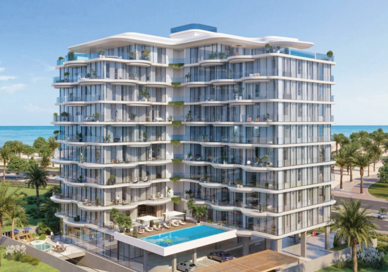 Modernes Apartment mit 3 Schlafzimmern, privatem Pool und stilvollem Design.