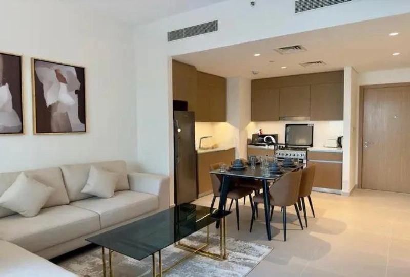 Stilvolles Ein-Zimmer-Apartment mit modernem Design