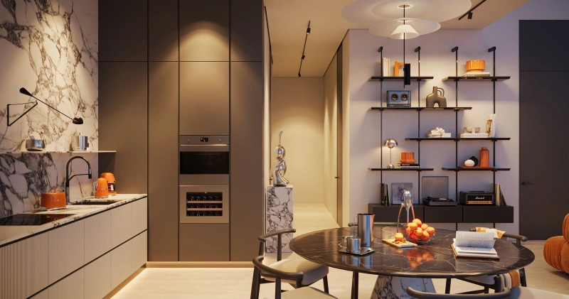 Beachfront-Wohnen mit Eleganz: 3-Zimmer-Maisonette-Wohnung