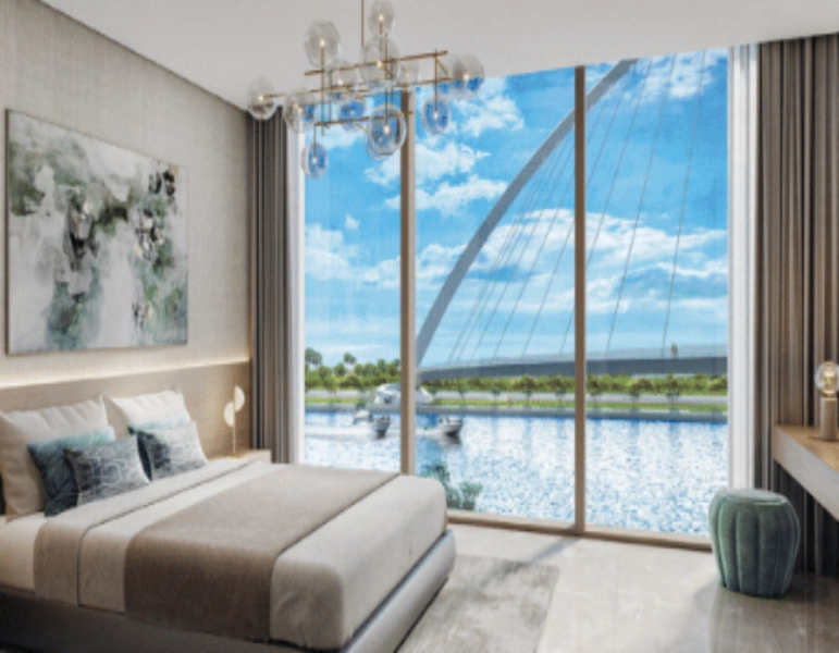 Modernes Apartment mit zwei Schlafzimmern, schlankem Design und zeitgemäßer Ausstattung