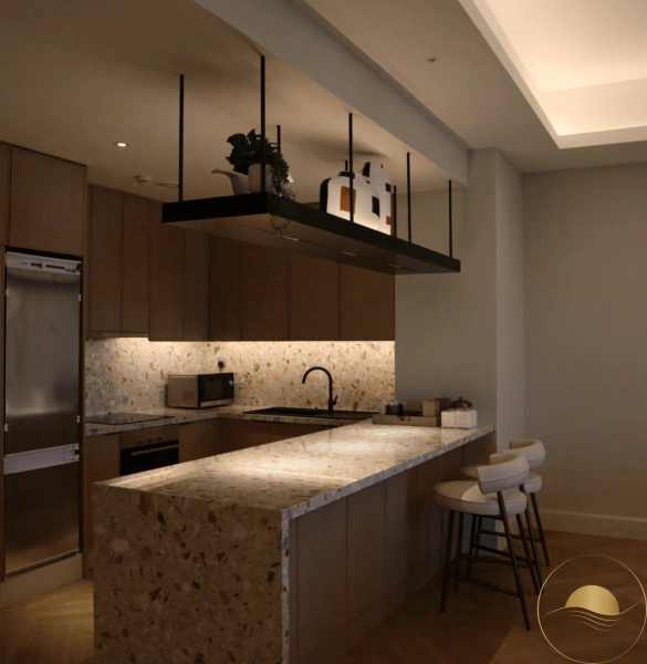 Premium Residenz im typischen Marriott Touch | einladender Wohnbereich + Designelementen | 3-Zimmer