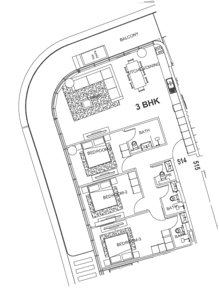 Luxuriöses 3-Schlafzimmer-Apartment mit strandnahem Wohnen und Eleganz