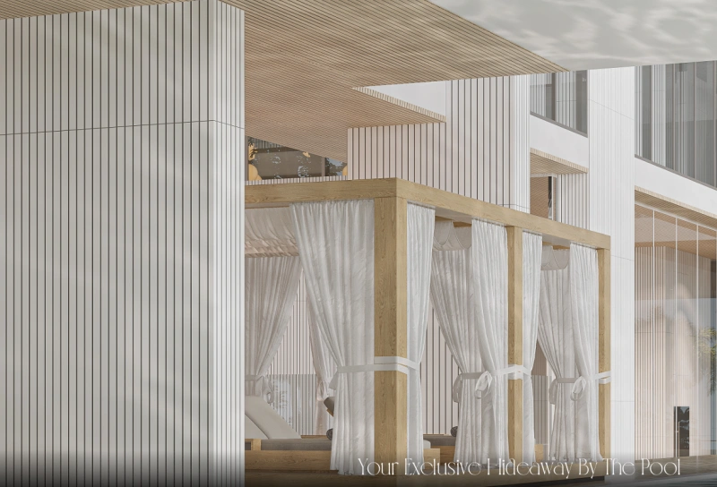 Moderne Wohnung mit eigenem Pool und großem Balkon in Toplage!