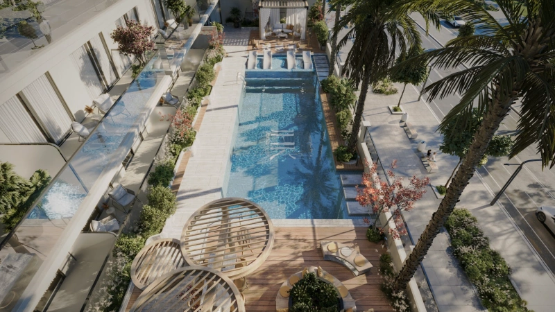 Geräumige 2-Zimmer-Wohnung mit Arbeitszimmer und Panoramablick vom Balkon.