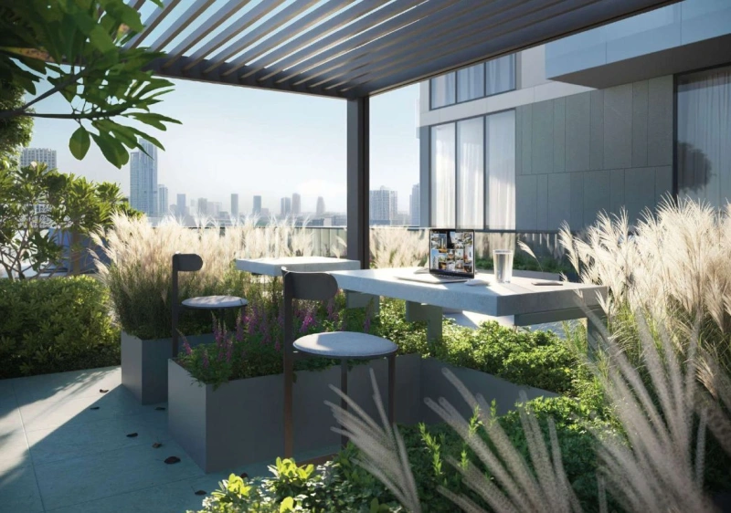 Gemütliches 1-Zimmer-Apartment mit Sauna im Gebäude | Direkt in JVC!