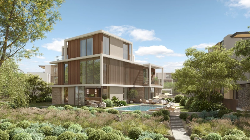 Luxuriöse 5-Zimmer-Villa mit Personalzimmer, eigenem Bad, Privatpool und modernem Design